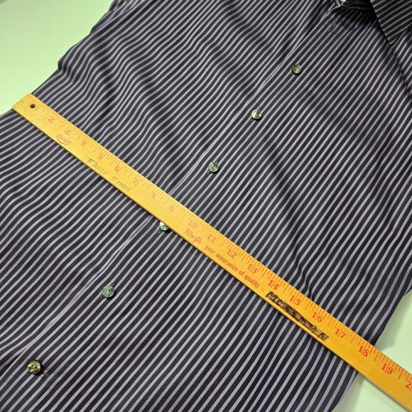 Eton Men Contemporary Striped Dress Shirt Size 15.5 Office Preppy Formal READ - Picture 14 of 16